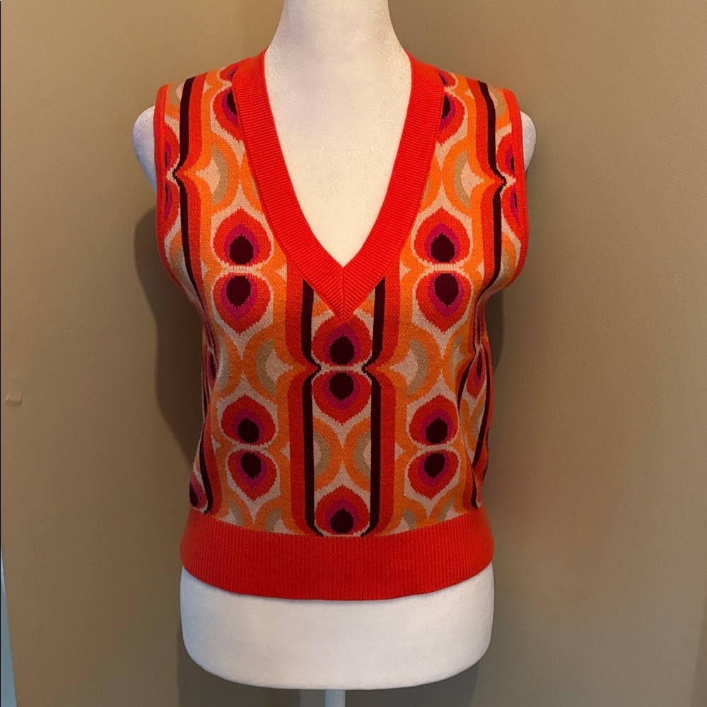 NWOT Anthropologie Maeve Vera Sweater Vest Size XS - Picture 4 of 9